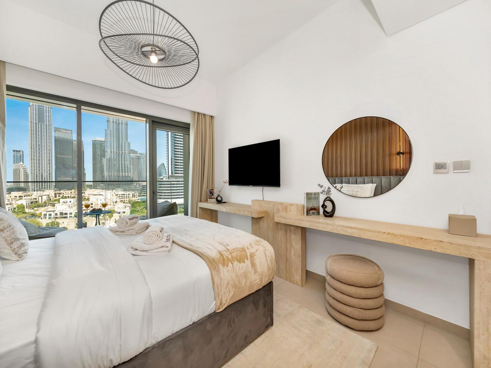 Smartstay At Burj Royale - Full Burj Khalifa View - Brand New Luxury Apartments Dubai Ngoại thất bức ảnh