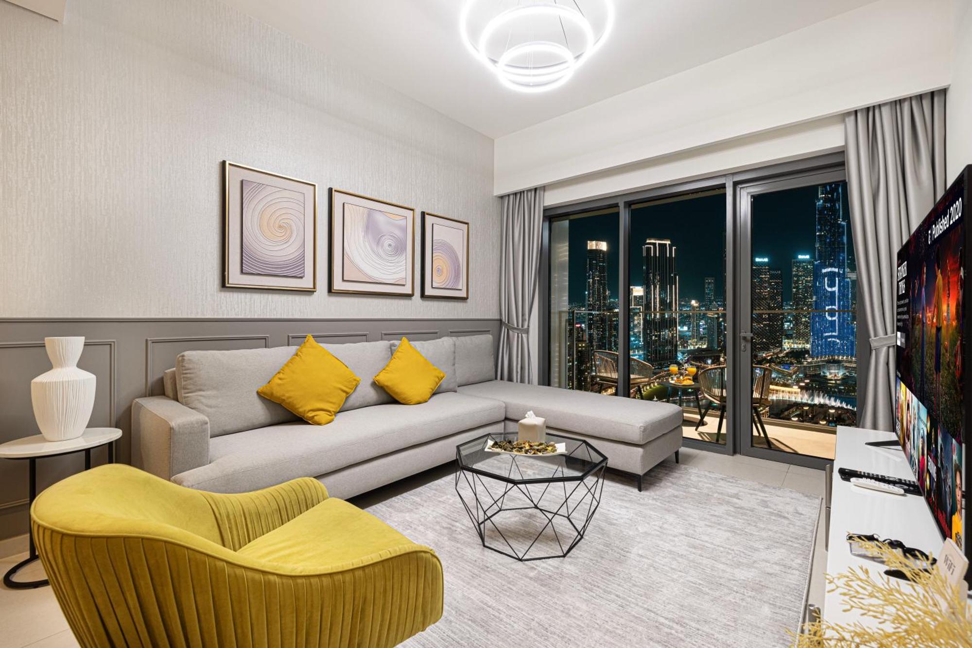 Smartstay At Burj Royale - Full Burj Khalifa View - Brand New Luxury Apartments Dubai Ngoại thất bức ảnh